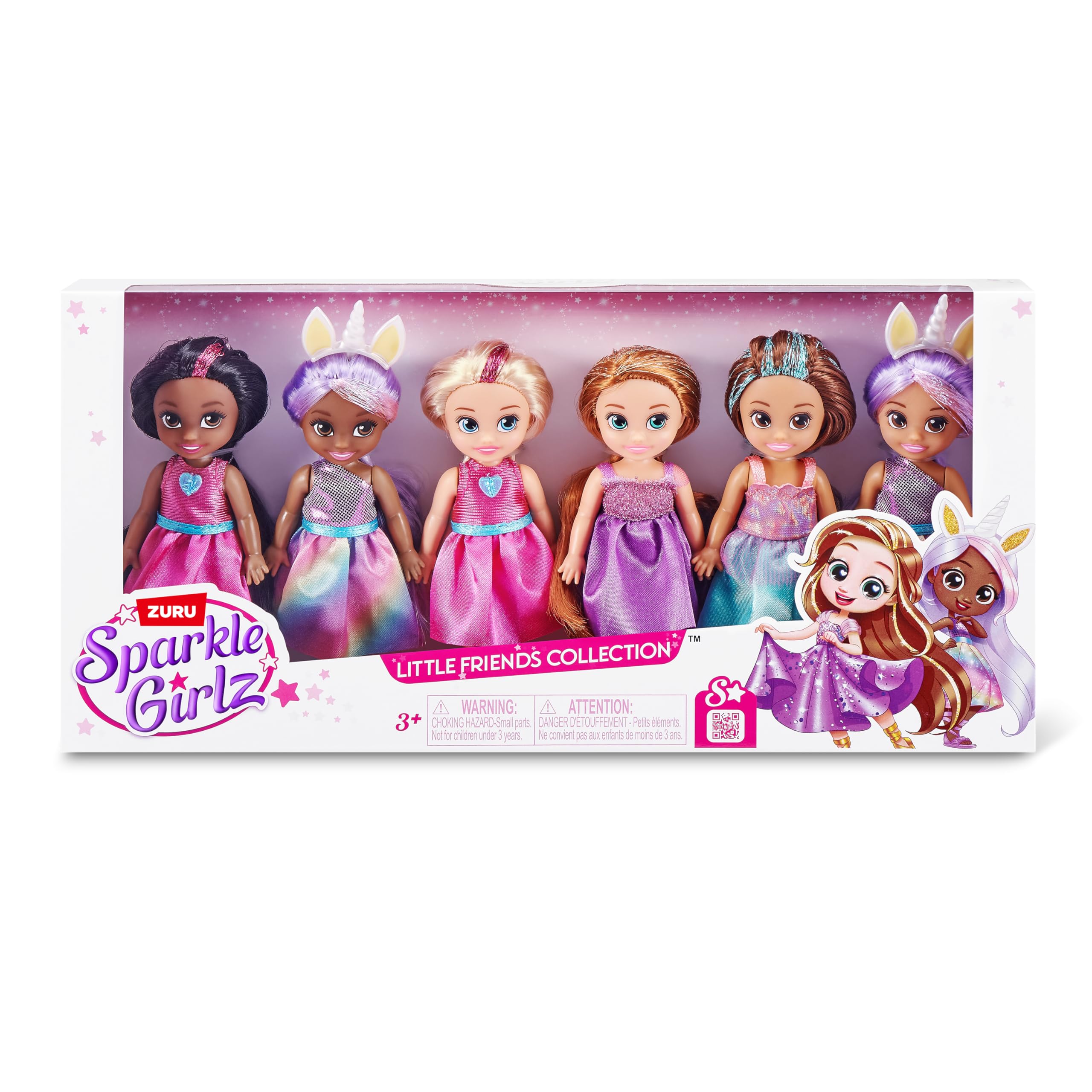 Removable dresses for Sparkle Girlz enable mix-and-match fashion play.