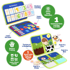 SparkleMe Busy Board packaging highlights a thoughtful gift design.