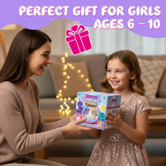 SparkleMe Unicorn Terrarium Kit LED remote shows 13 lighting options for fun.