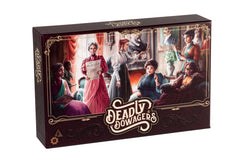 SparkWorks Deadly Dowagers box art showcases Victorian intrigue for immersive game nights