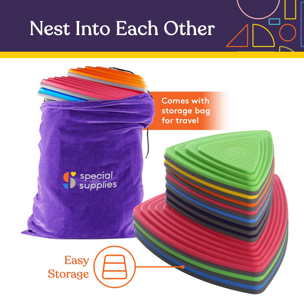 Special Supplies 10 Stepping Stones indoor outdoor use on carpet tile or grass.