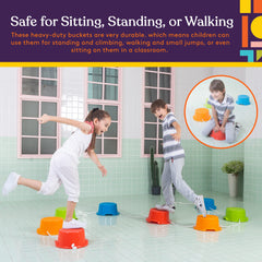 Special Supplies Balance Buckets non-slip bottom ensures stability on any surface