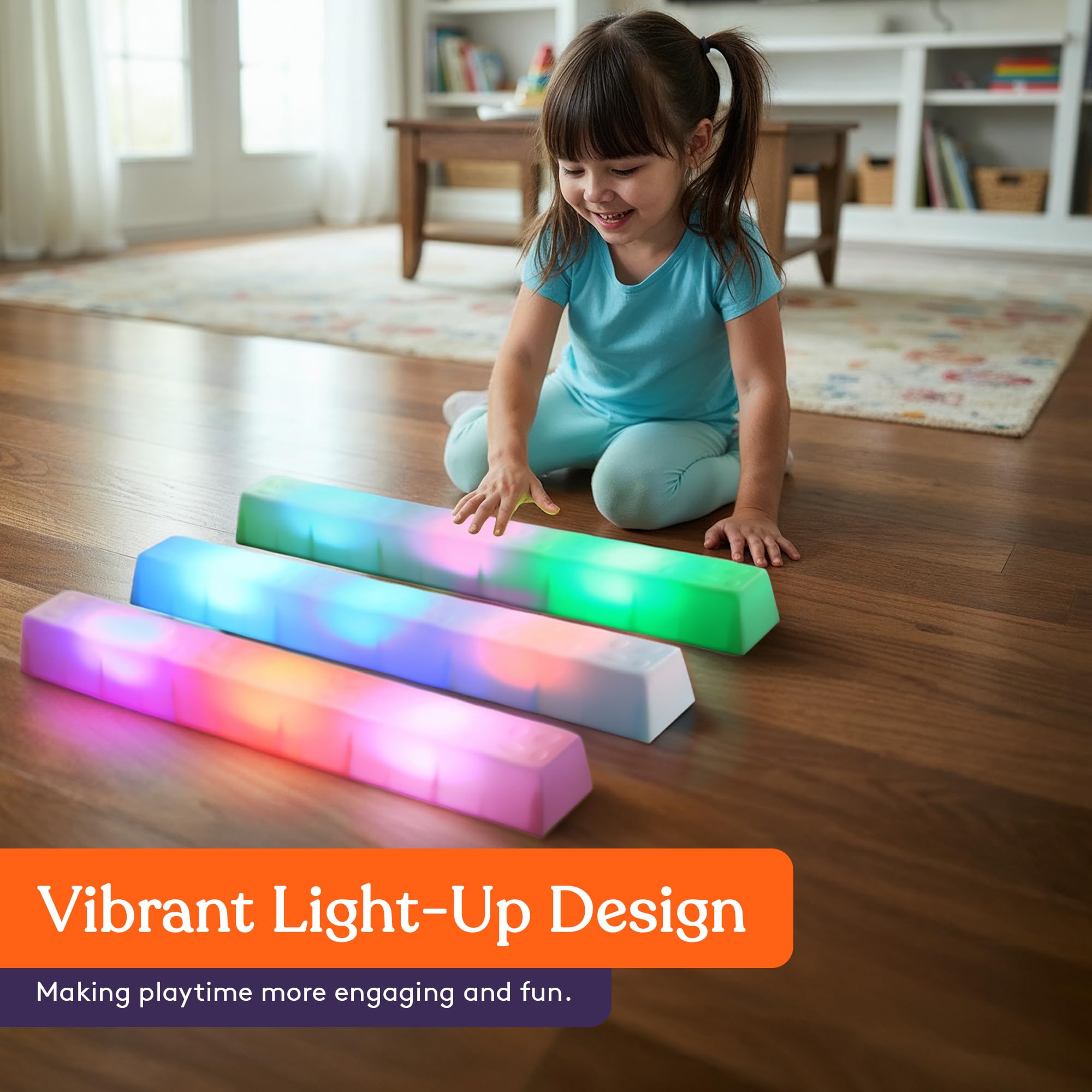 Special Supplies LED Stepping Stones are lightweight and easy to transport and store.