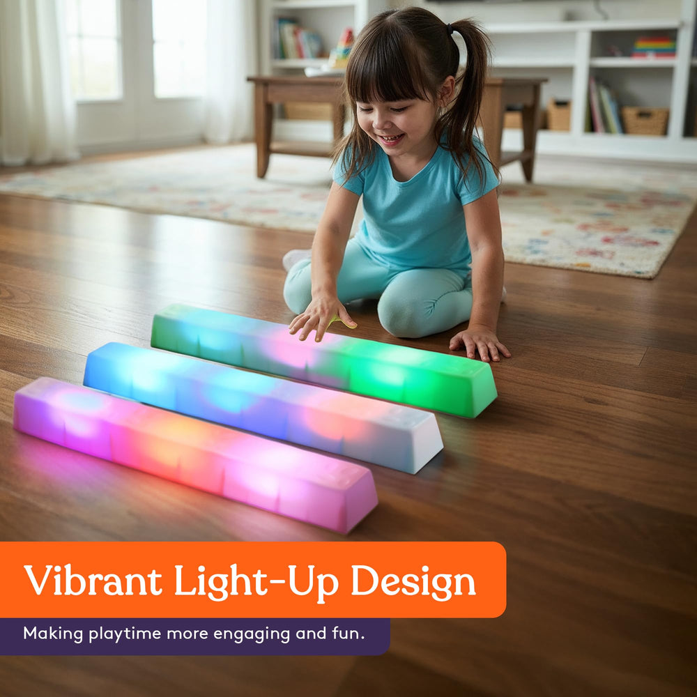 Special Supplies LED Stepping Stones are lightweight and easy to transport and store.