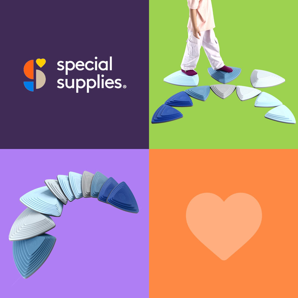 Special Supplies Ocean stepping stones stack to boost balance and motor skills