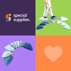 Special Supplies Ocean stepping stones stack to boost balance and motor skills
