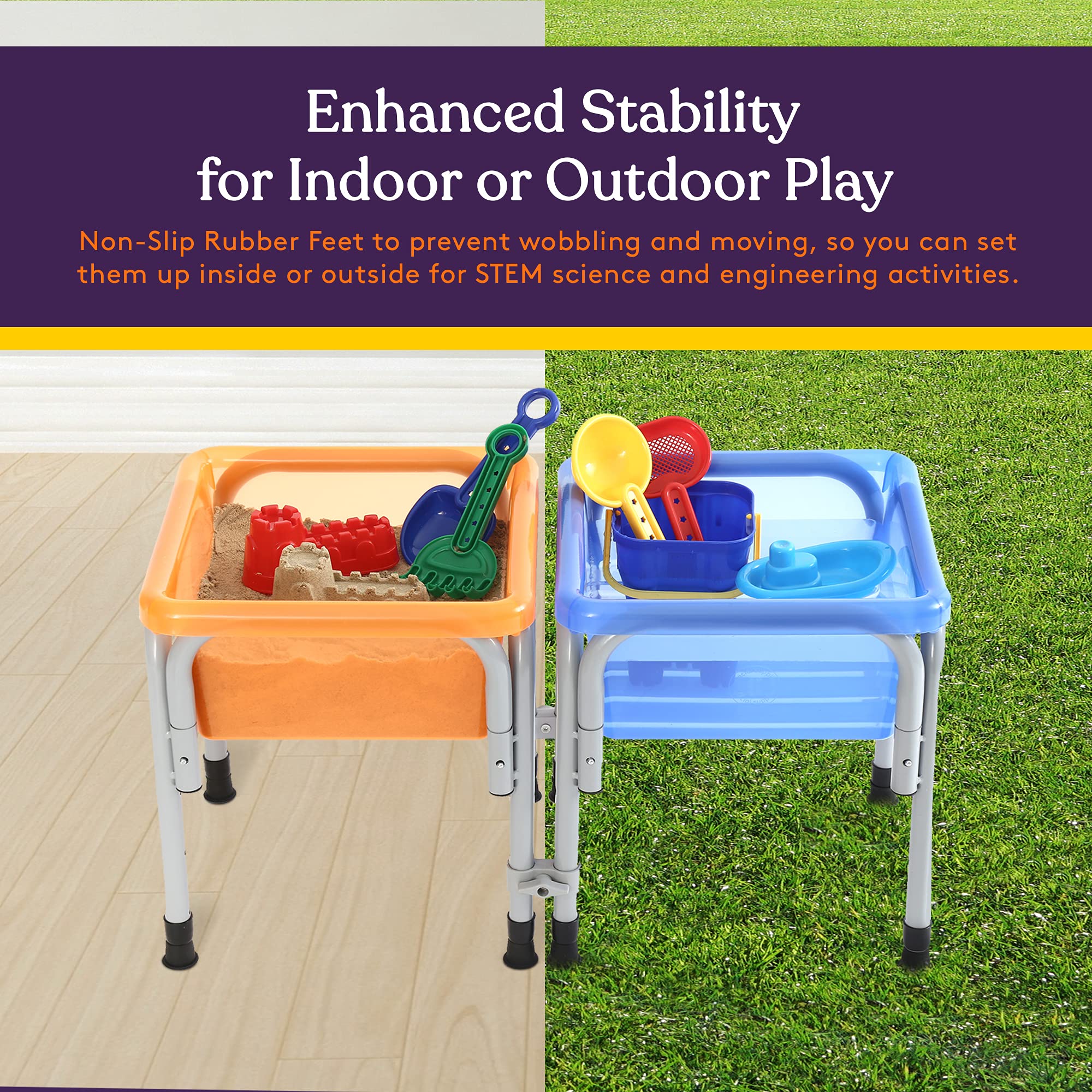 Special Supplies sensory table adjustable height options help growing children reach comfortably