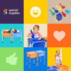 Special Supplies sensory table durable plastic design suits classroom and home play