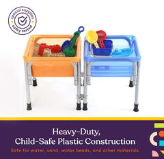 Special Supplies sensory table with included beach toys boosts imaginative, hands-on play