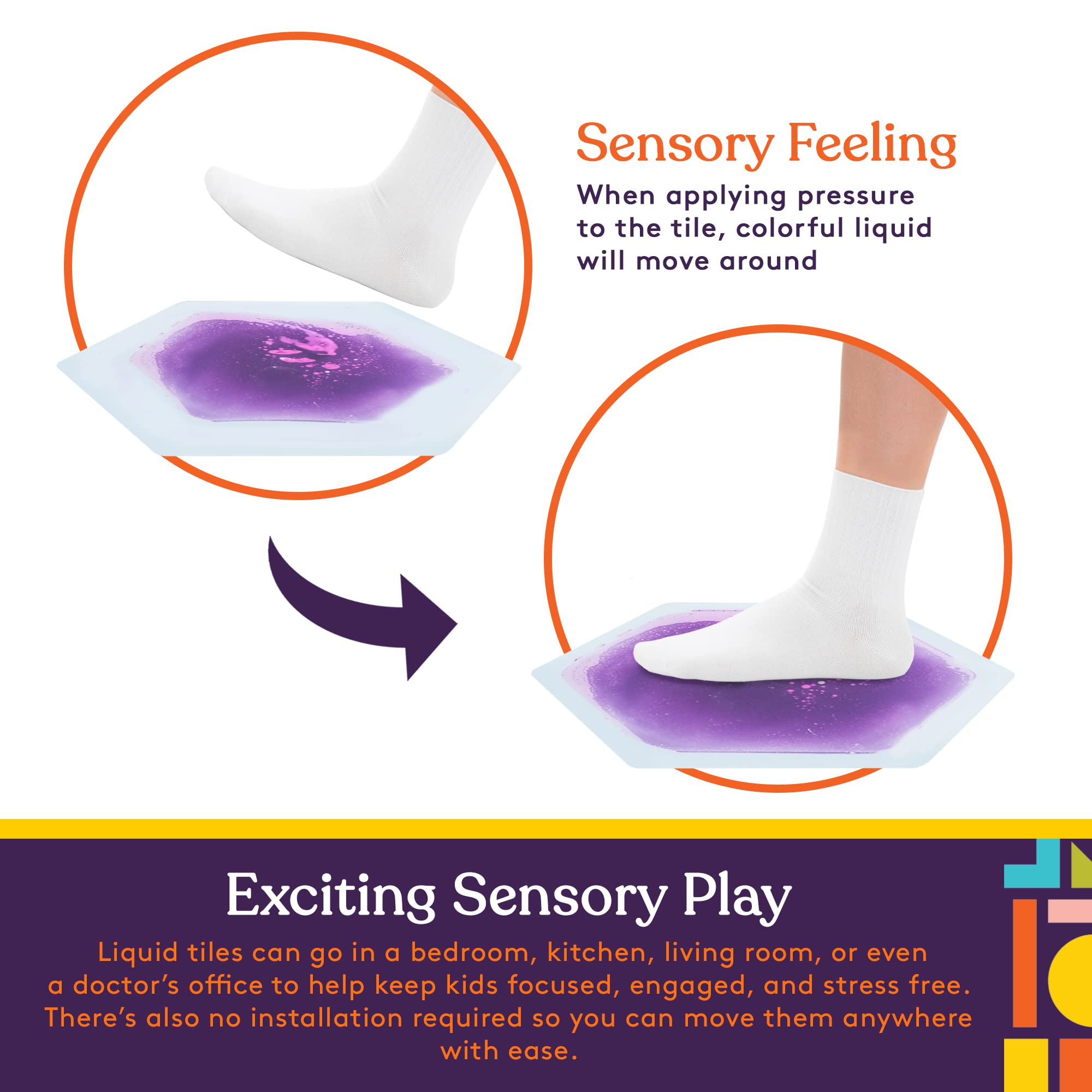 Special Supplies sensory floor tiles suitable for home and classroom use