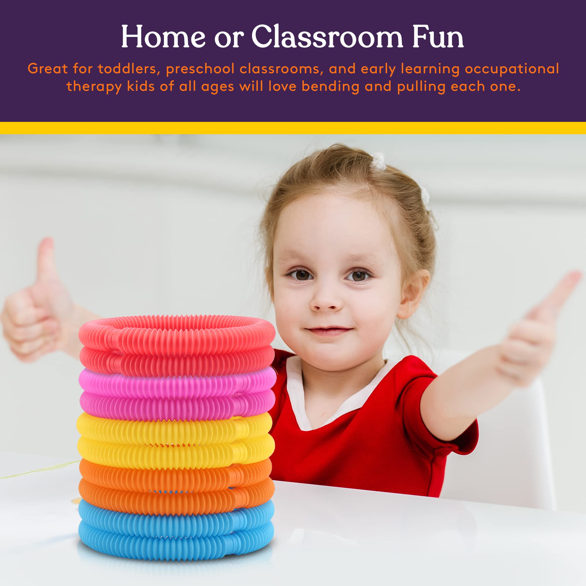Special Supplies Sensory Tubes — textures and sounds for focused play