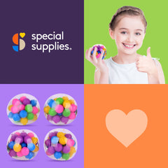 Special Supplies squishy stress ball fun for kids and adults.