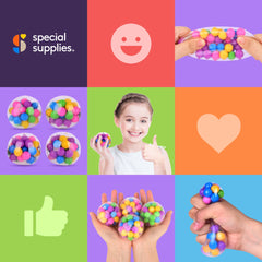 Special Supplies squishy stress ball safe non-toxic toy for kids.