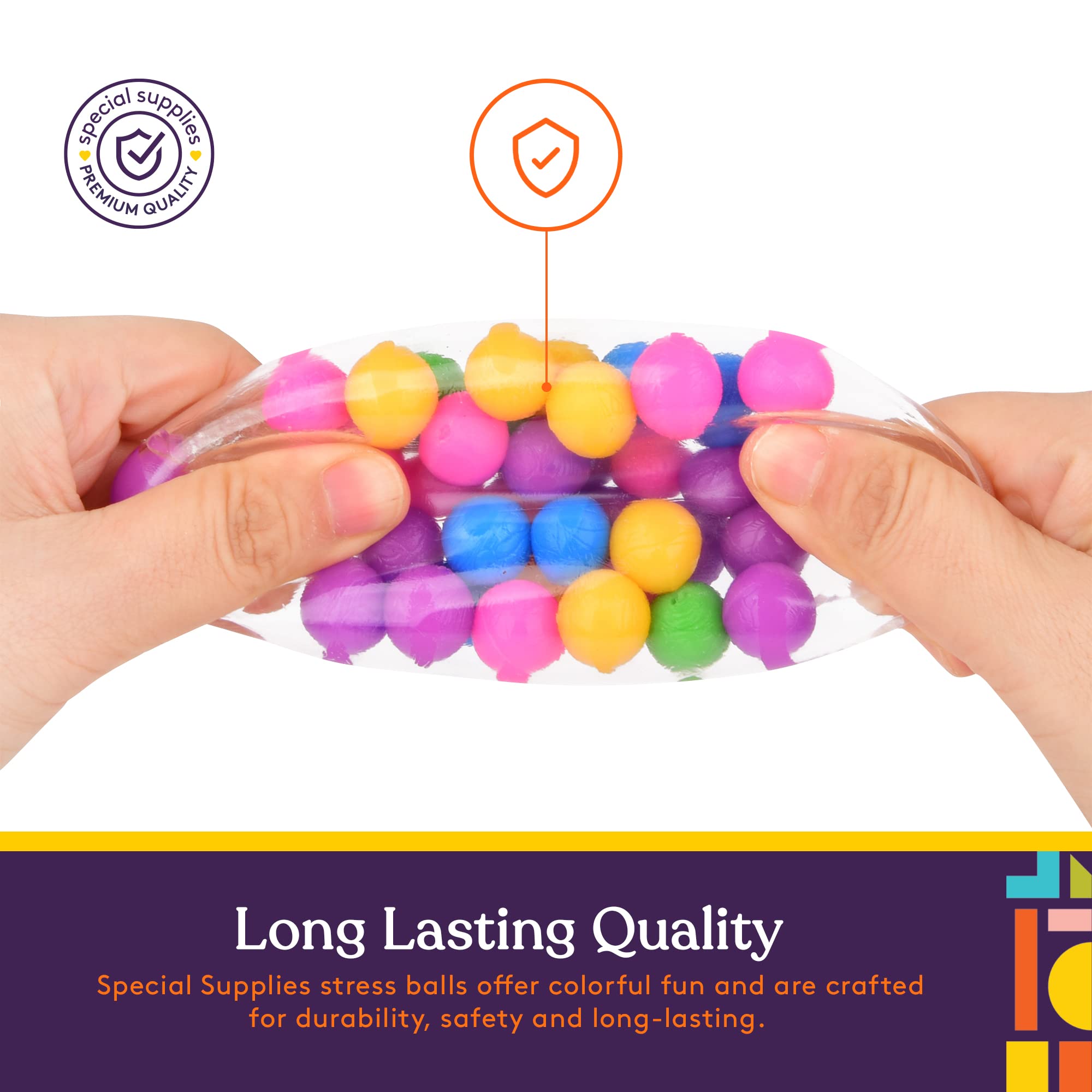 Special Supplies squishy stress ball portable travel pack for on-the-go calm.