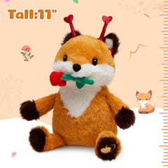 SpecialYou Rose Fox Plush side view highlighting its cuddly shape for hugs