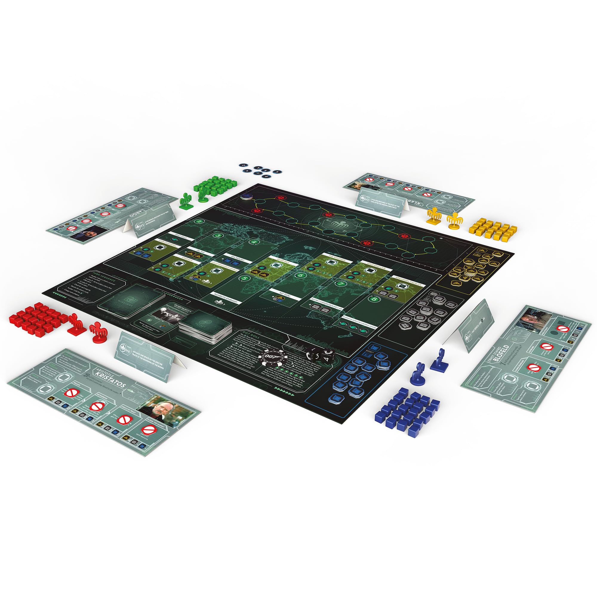 Modiphius Spectre device-card art for plotting schemes and device-building opportunities.