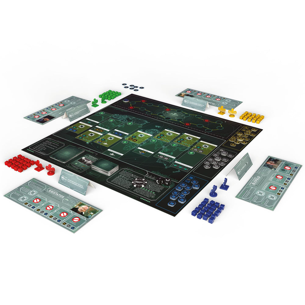 Modiphius Spectre device-card art for plotting schemes and device-building opportunities.