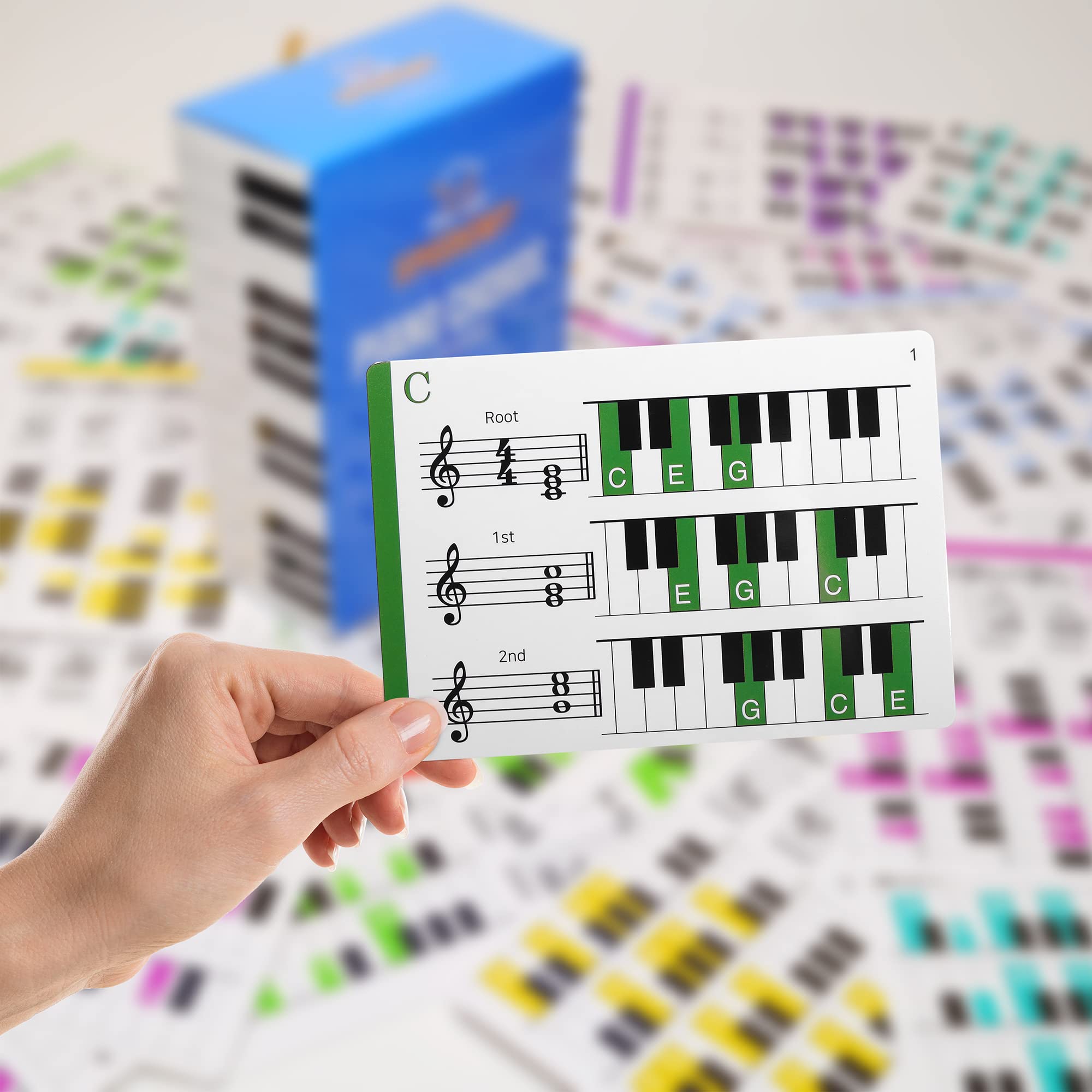 Spedemy twelve keys colorcoding helps quick key identification during practice.