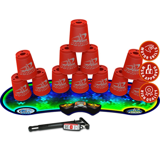 Speed Stacks red 12-cup set for fast stacking practice