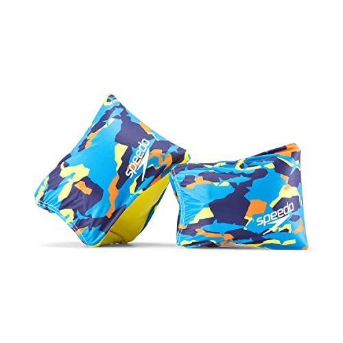 Speedo arm bands dual-chamber inflatable design adds safety and durability during pool play