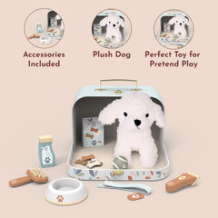 Speedy Monkey My Little Dog Care Suitcase collar for grooming and style play