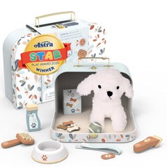 Speedy Monkey My Little Dog Care Suitcase plush dog for imaginative pretend play