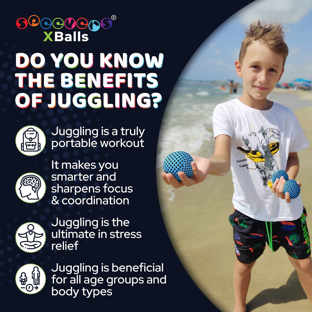 Speevers professional-feel juggling balls elevate practice with precise throws.