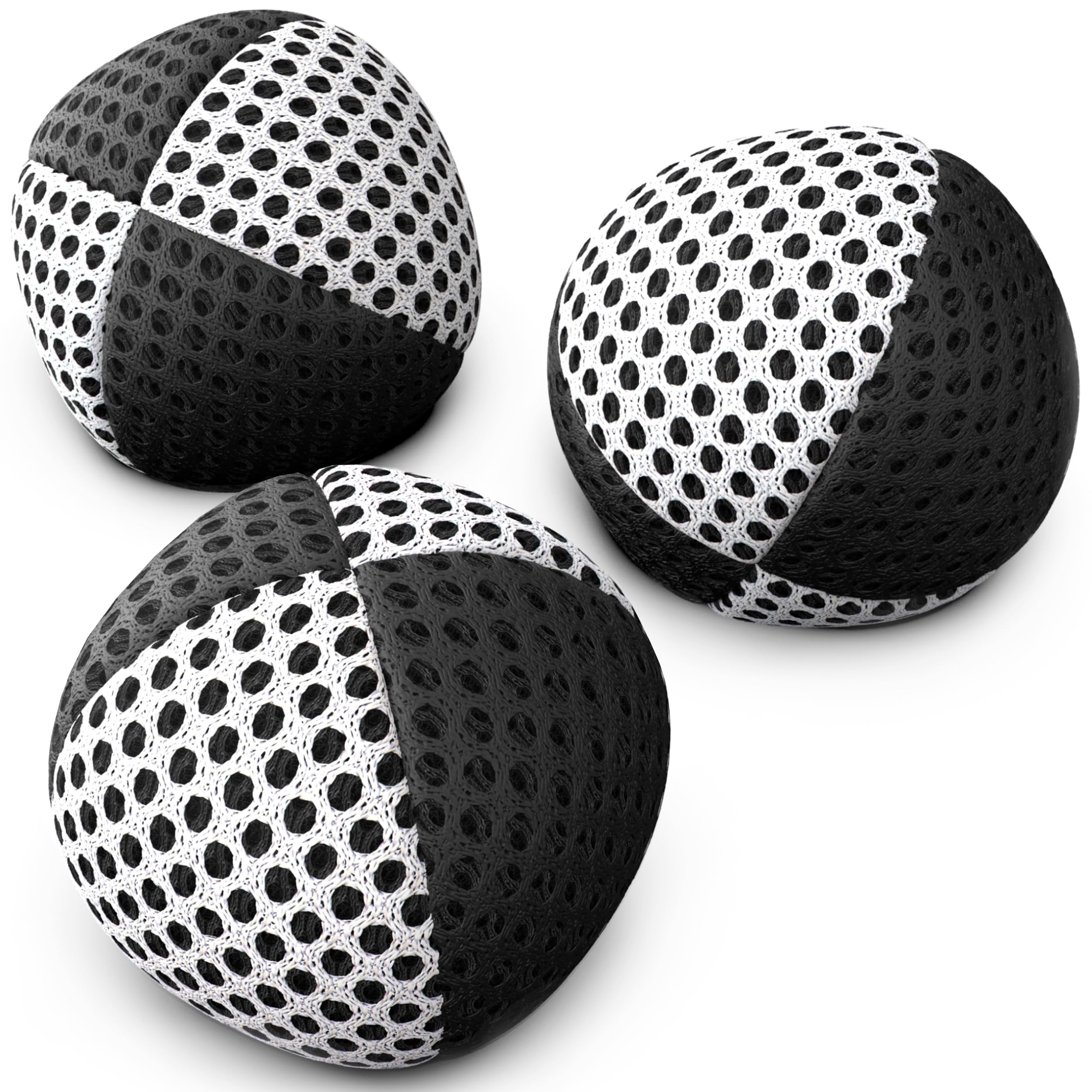 Speevers Xballs three-ball juggling set for versatile practice.