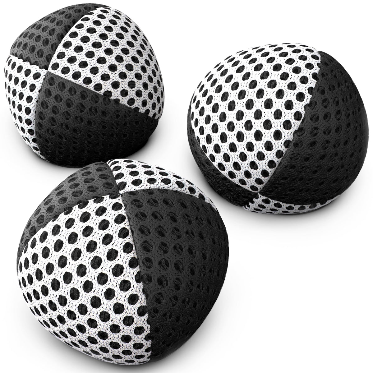 Speevers Xballs three-ball juggling set for versatile practice.