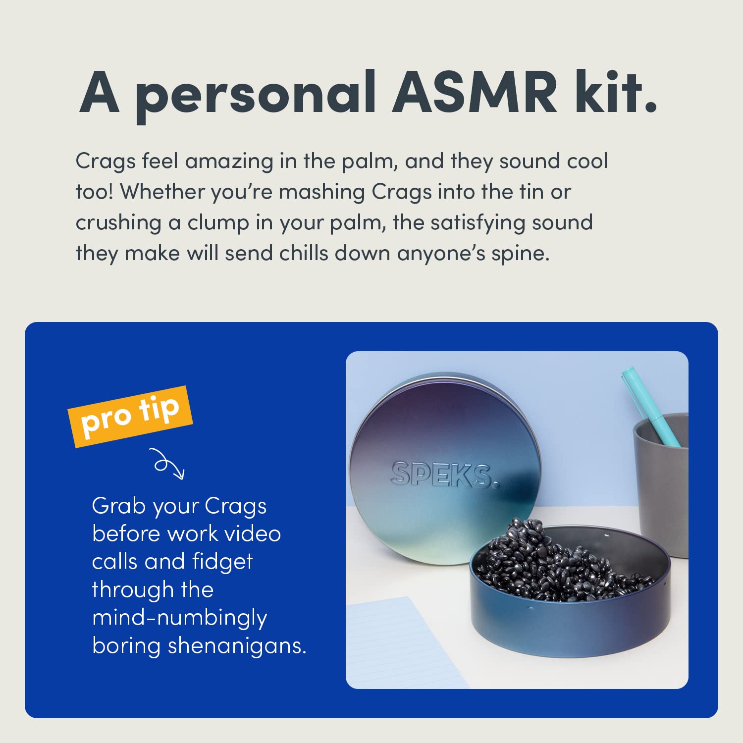 Speks Crags gift-ready packaging makes a thoughtful stocking stuffer for teens.