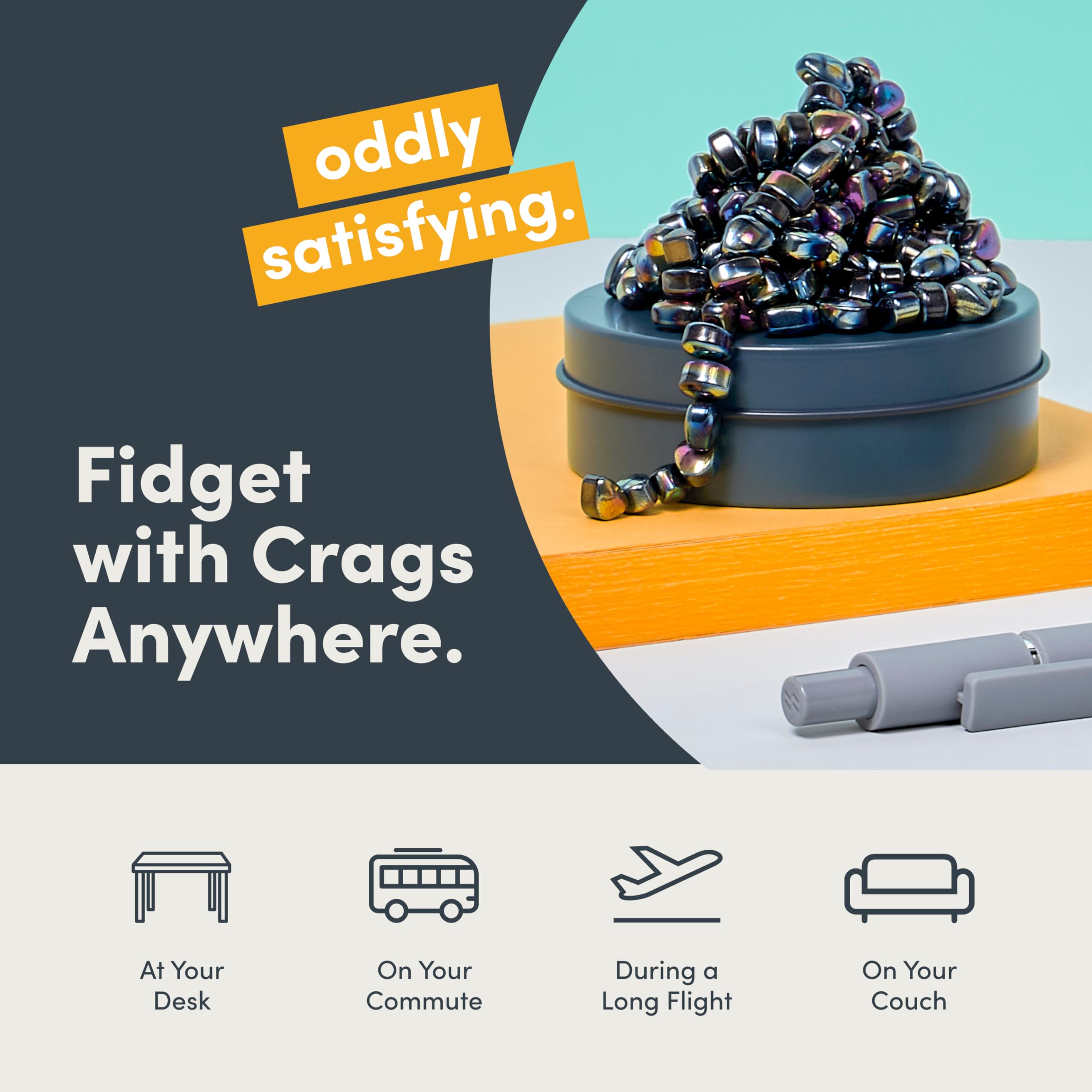 Mess-free design keeps your desk clean during focus sessions.