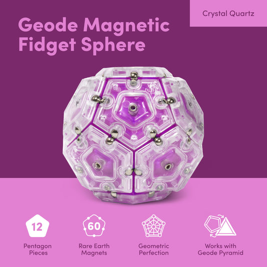 Speks Geode assembly pieces enabling endless creative configurations.