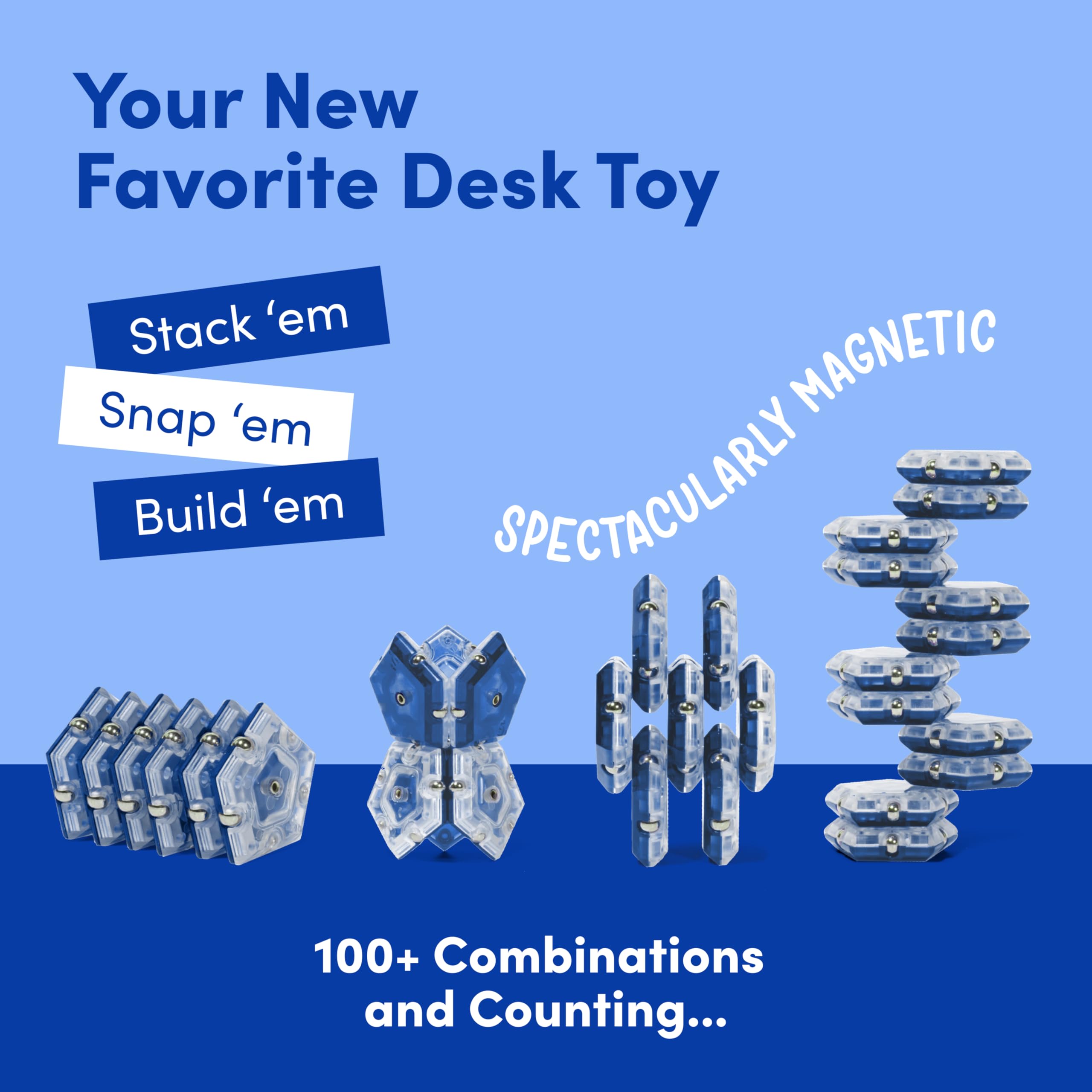 Speks Geode cobalt play supports focus and calm during study or work.