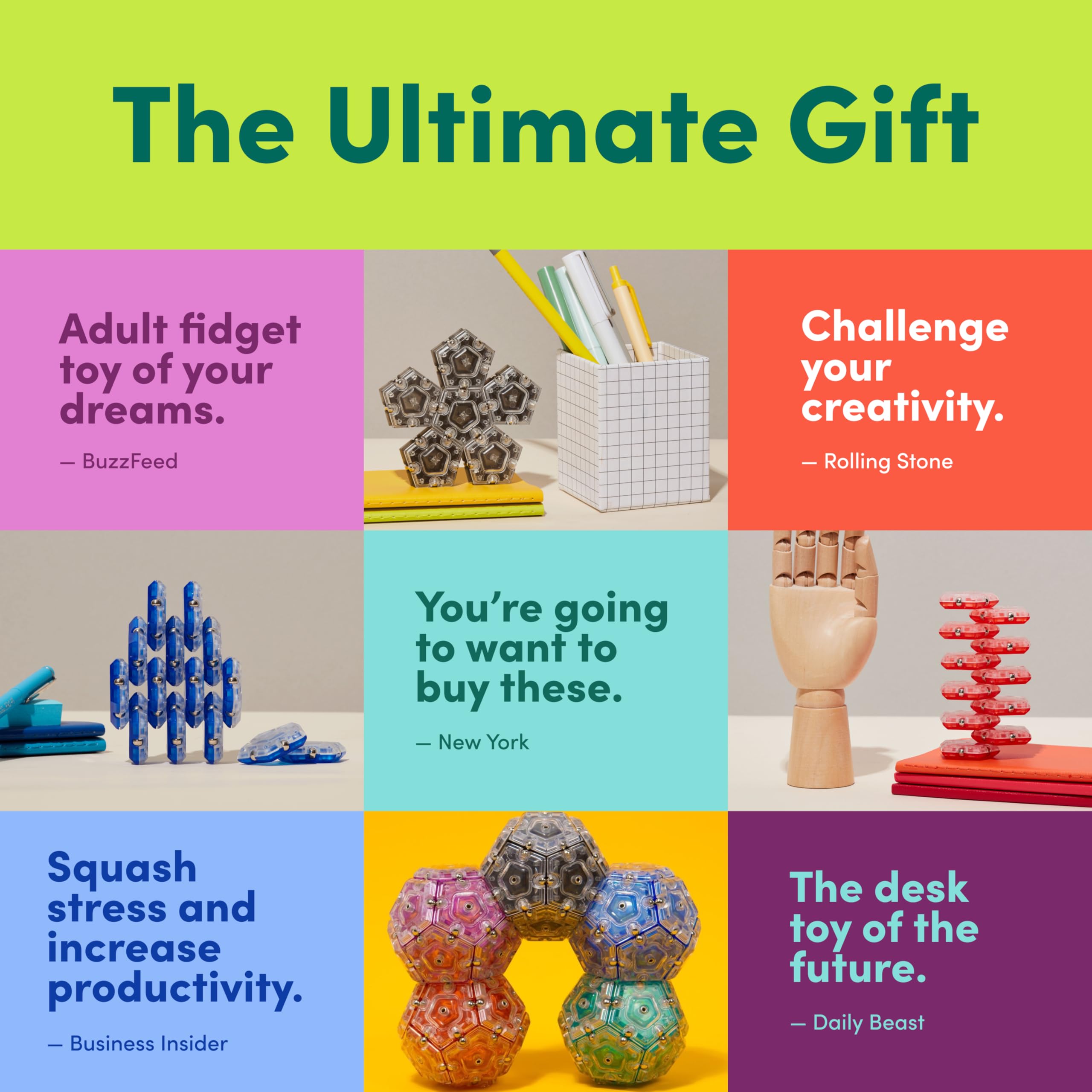 Speks Geode gift-ready packaging showcasing a thoughtful present