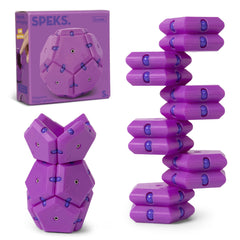Speks Geode magnetic fidget pieces for focused, creative play.