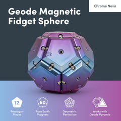 Speks Geode magnetic pieces enable creative building and steady concentration.
