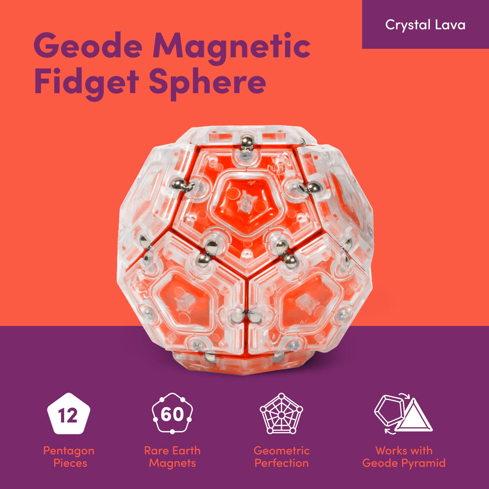 Speks Geode magnetic structure enables creative focus during work breaks.