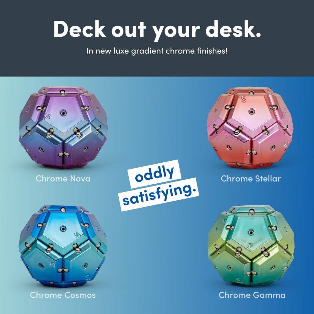 Speks Geode on a modern desk as a compact office gadget.