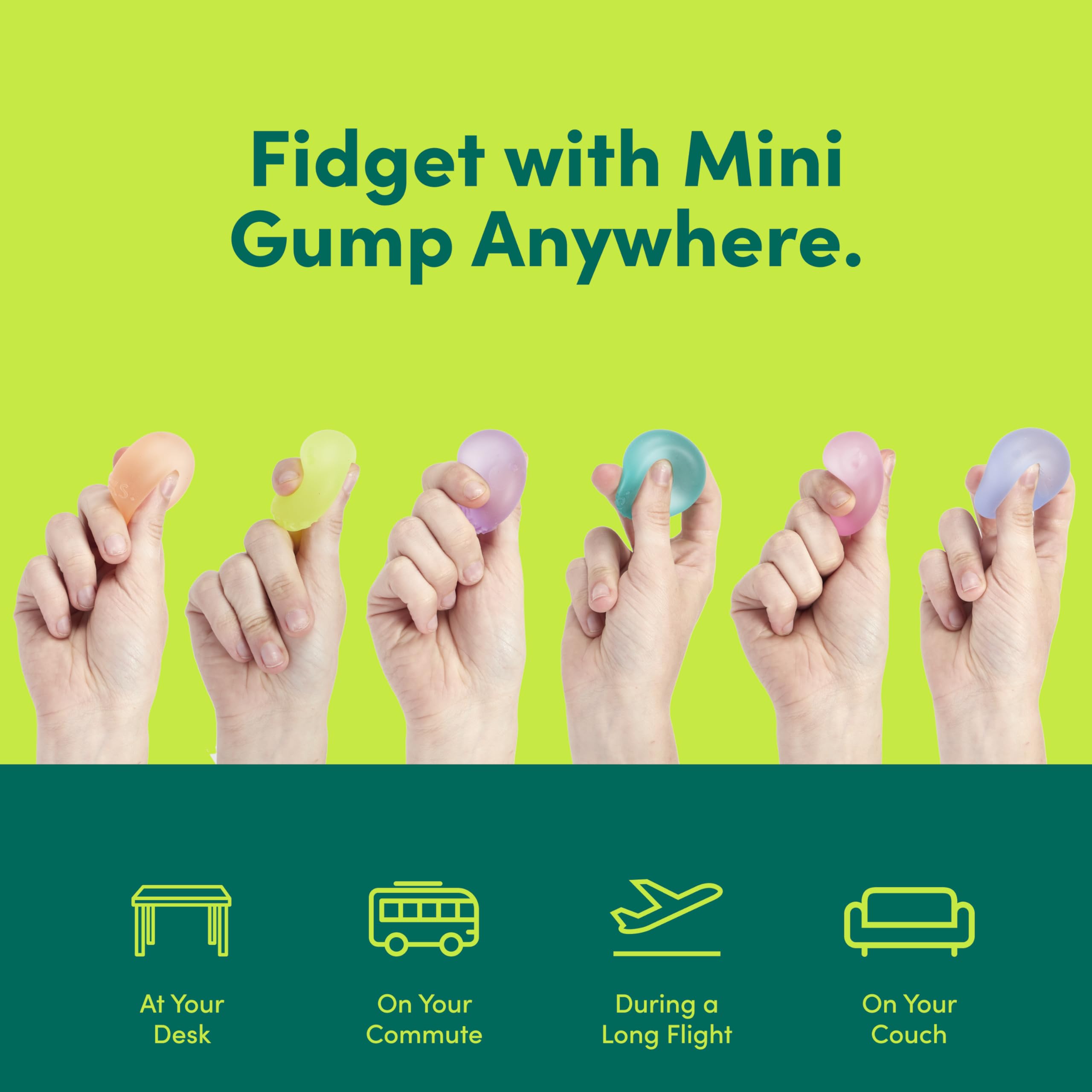 Speks Mini Gump sits on your desk as a calm companion
