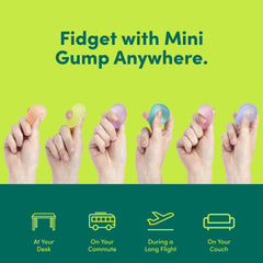 Speks Mini Gump sits on your desk as a calm companion