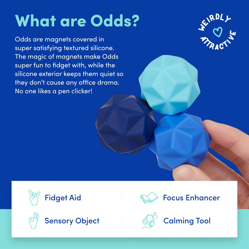 Speks Odds magnetic core enables creative stacking and tricks.