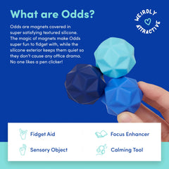 Speks Odds magnetic core enables creative stacking and tricks.