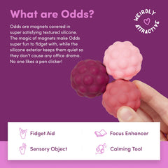 Speks Odds magnetic stacking promotes creative play and focus.