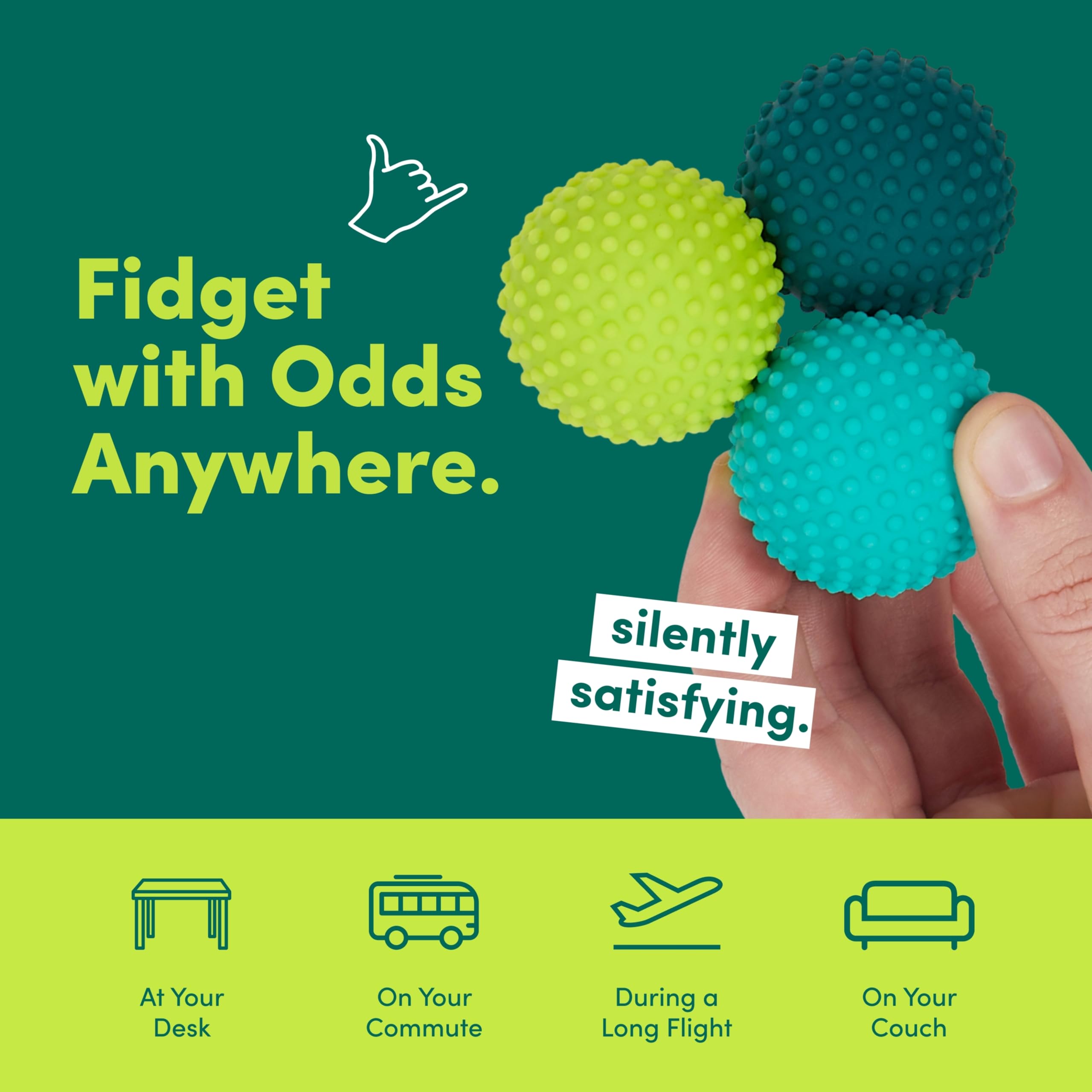 Speks Odds portable sensory tool for on-the-go stress relief.