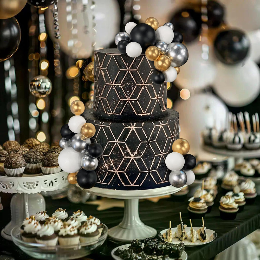 SPFYunion ball cake picks help create polished cake toppers and platters