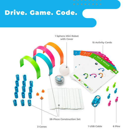 Sphero Mini bumper cover protecting the robot during creative play