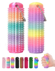 spicssa Little Ouchies keychain with spiky texture for tactile relief on the go.