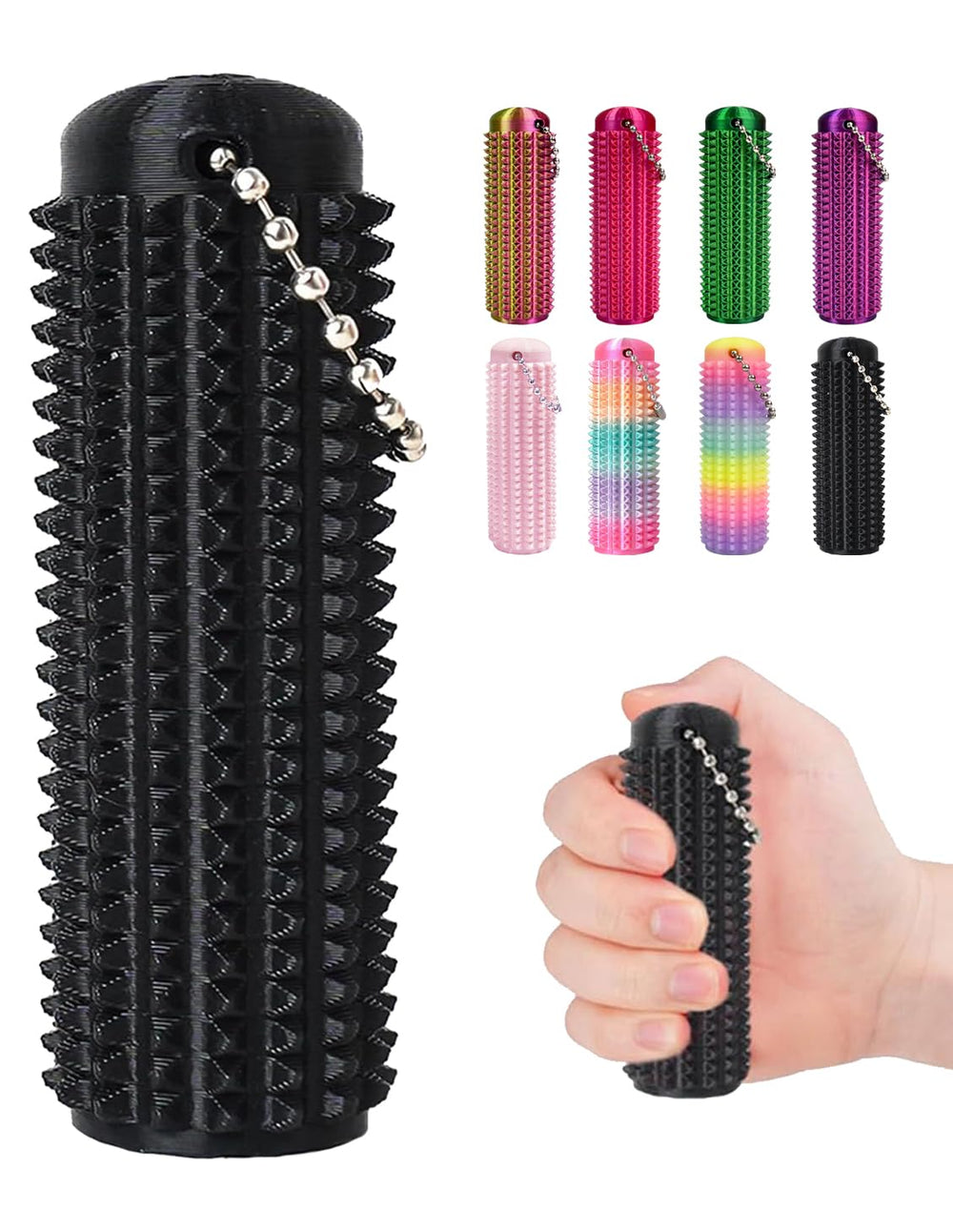 Spicssa Little Ouchies spiky texture provides tactile relief on the go.
