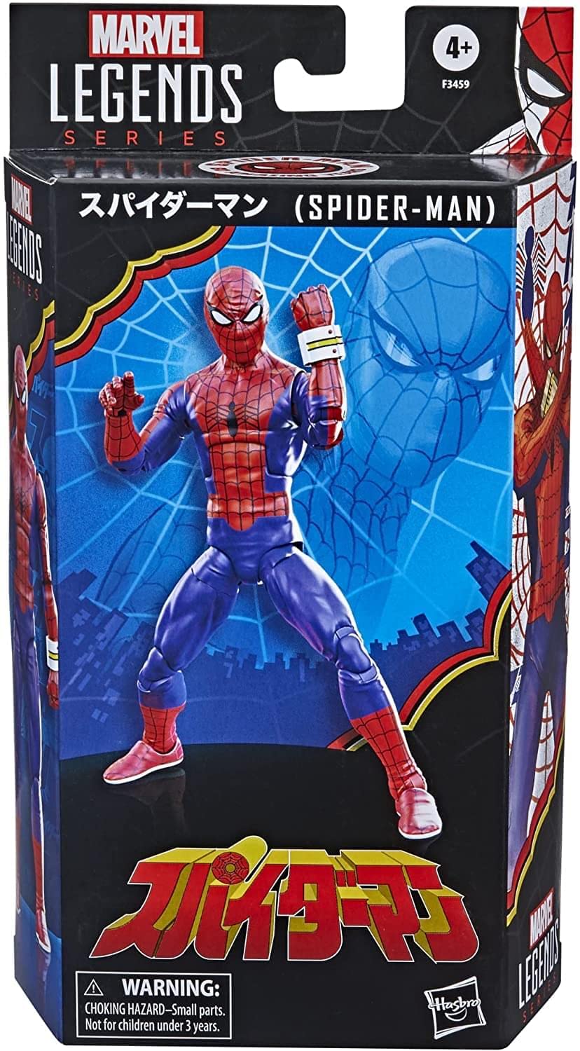 Spider-Man 60th Anniversary figure with alternate hands for versatile posing