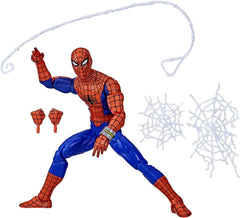Spider-Man 60th Anniversary Japanese figure front view for display and poseability